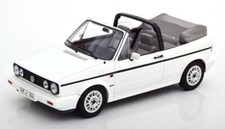 + VOLKSWAGEN VW Golf 1 Cabrio Modellauto von NOREV 1:18 weiss NEU 188435 