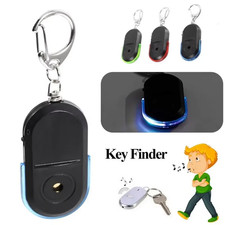 LED Anti-Lost Key Finder Locator Schlüsselanhänger pfeifen klatschen Licht