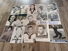 Sammlung - 17 originale Autogramme DFB s/w Weltmeister 1954 vestorben, 60er,70er