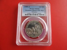 * DDR 10 Mark 1989 PCGS MS66 *