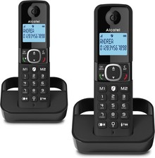 Alcatel F860 Duo - Schnurloses Telefon-Set mit einem zusätzlichen Mobilteil,