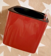 Lechuza Cube Premium W16Q .  Scarlet-rot Hochglanz . 16 x 16 cm . Gebraucht