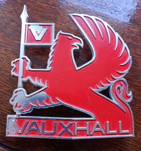 Vintage metall vauxhall red - metall,