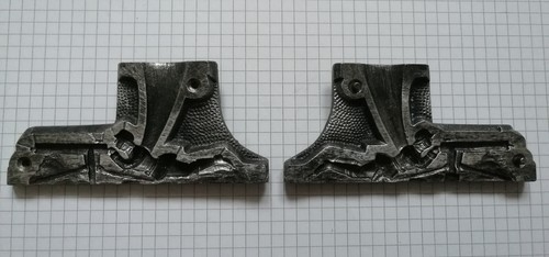 Giessform soldat liegend mit - giessform,