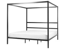 Himmelbett metall schwarz 180 - himmelbett,