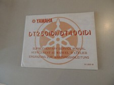 1977 Yamaha DT 250 400 (D) 1R7  Werkstatthandbuch Ergänzung service manual add.