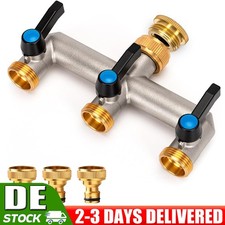 3-Wege Messing Wasserhahn