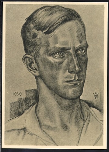 German künstler ak - german, ww