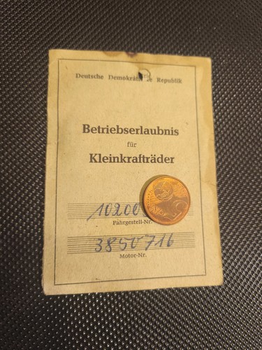 Simson betriebserlaubnis ddr - betriebserlaubnis,