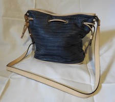 Fredsbruder Damentasche Tasche blau beige marineblau graublau guter Zustand