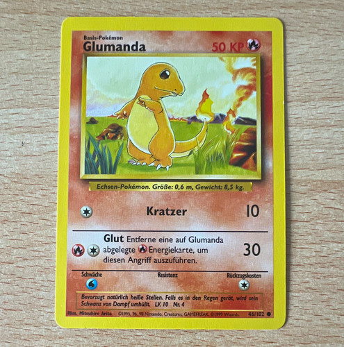 Pokémon tcg glumanda - glumanda, 46/102