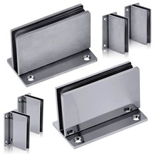 90° Wand-Glas-Halterung