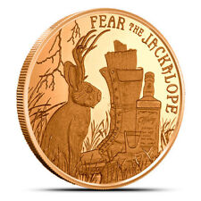 Kupfermünze 999/1000 @ Fear the Jackalope 1 Unze 28,35g AVDP Bullion Medaille