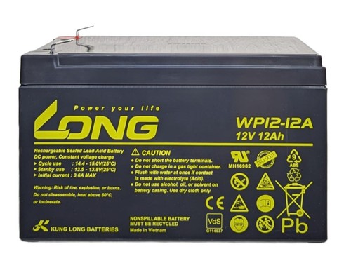 Akku kung long wp12 - wp12-12a, 12v