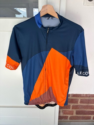 Col rennradtrikot blau - le,