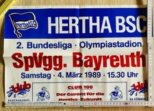 Plakat 1989 Hertha BSC Berlin