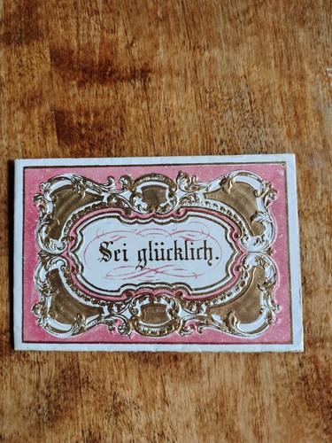 Kleiner antiker taufbrief - ,