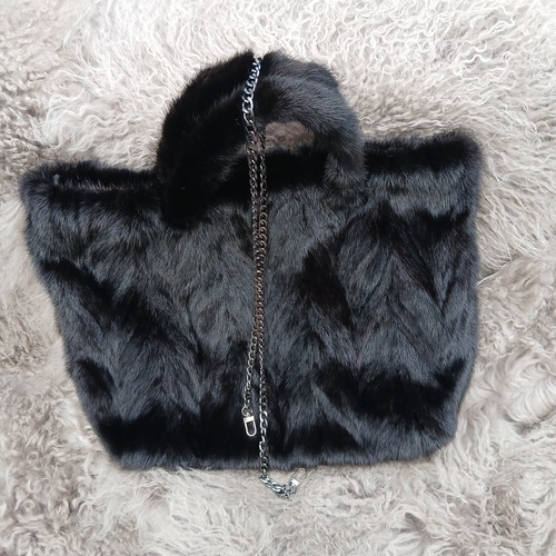 Pelztasche nerz xxl shopper - nerz,