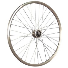 Laufrad 28 Zoll Vorderrad Hohlkammer Shimano Nabendynamo DH-3D72 Disc CL silber