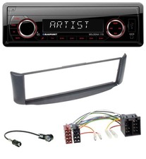 Blaupunkt SD USB 1DIN MP3 AUX Autoradio für Smart ForTwo 450 grau ohne Metallsch