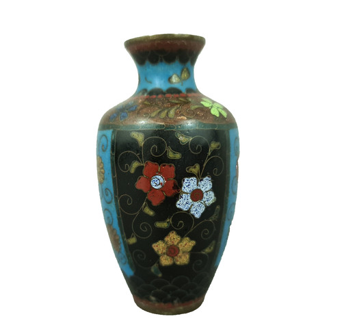 A1183 kleine cloisonne vase - kleine,