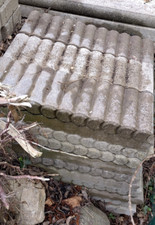 Palisade 10er-Element 15 x 50 x 6 cm grau 37 Stück