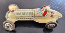 altes Blechauto, Rennwagen, Rennauto Nr.2 aus den 50er Jahren Vintage