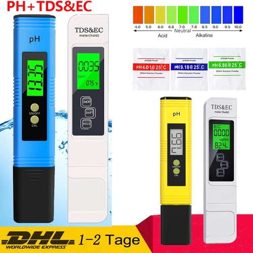 Digital messgerät tds - digital, ph/ec/tds