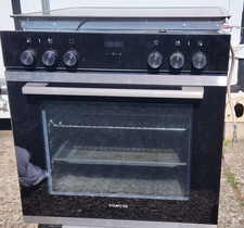 45/1  Siemens Backofen und Ceranfeld / Schwarz ungereinigt