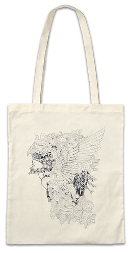 Tattoo valkyrie stofftasche - tattoo,