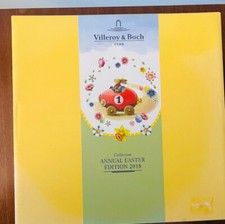 Villeroy Boch 1x Annual Easter Teller 2018 Bunny Ostern Auto Schale  Ei Hase