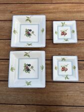 Villeroy & Boch Cottage Teller Platten Set 4tlg. viereckig
