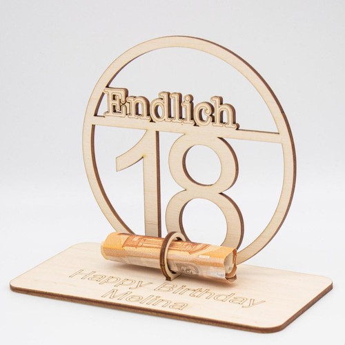 Geldgeschenk zum 18ten