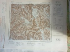 Karte Map Siena Italien 1:100000 Landkarte Militär Gefechtkarte 1947