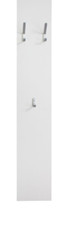 Wandgarderobe 140cm Garderobenpaneel Garderobe Flur Weiß VAASA