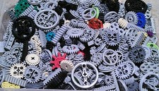 LEGO Technic Zahnräder Umlenkrollen Lenkräder Zahnbalken 50 Stück
