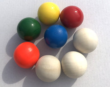 8 Boule Petanque Ziel Kugeln