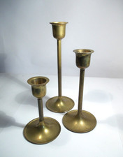 3 schlichte Kerzenleuchter