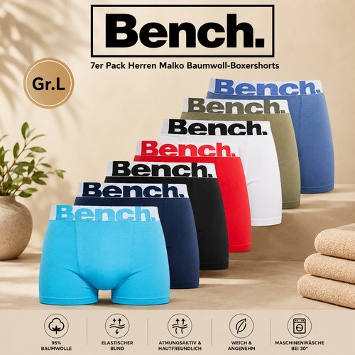Bench herren boxershorts - bench, 7er