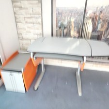 Moll Schreibtisch-Kombination mit Rollcontainer 