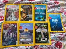 7x National Geographic - Hefte, Magazine - Auswahl Jahrgang 2023 2024 2025
