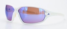 ADIDAS Evil Eye Evo Pro S Sonnenbrille a194 00 6052 Oval Wrap LST Weiß Blau