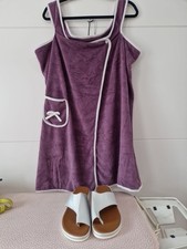 Saunakilt / Hammam -Set  Lila & Zehentreter Silber Gr.42