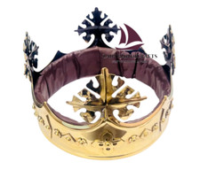 ZAIN Mittelalter Messing Krone