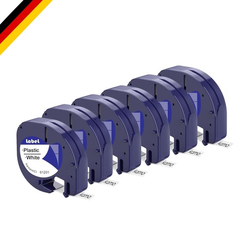 Schriftbänder 12mm 4m - 6x,