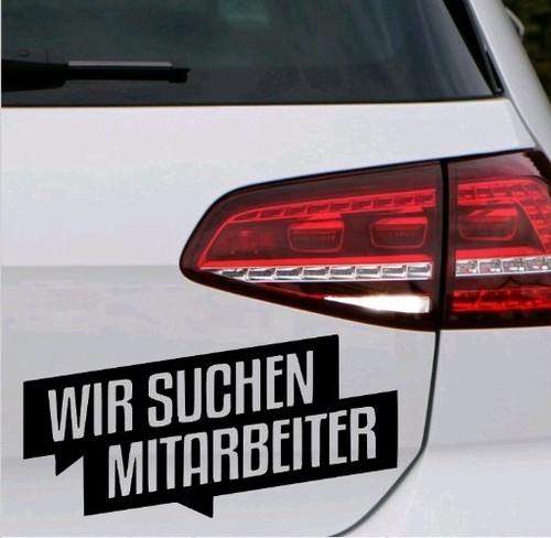 Wir suchen mitarbeiter - wir,