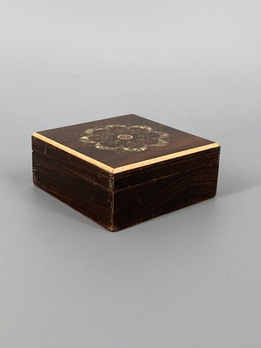 Vintage holz schatulle - vintage,