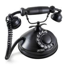 Antike funktionierende Drehscheibe Vintage schwarz Telefon Telefon Tischplatt...