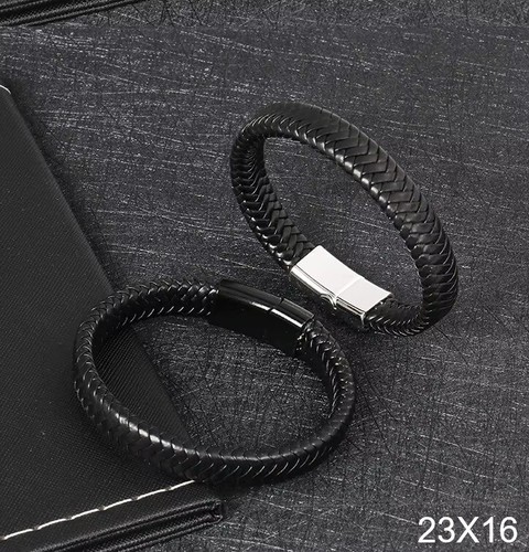Echtleder armband herren - echtleder,