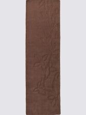 Teppich braun 120 x 180 cm HEINE Kurzflorteppich 100% Wolle taupe Gr. 4 - P707